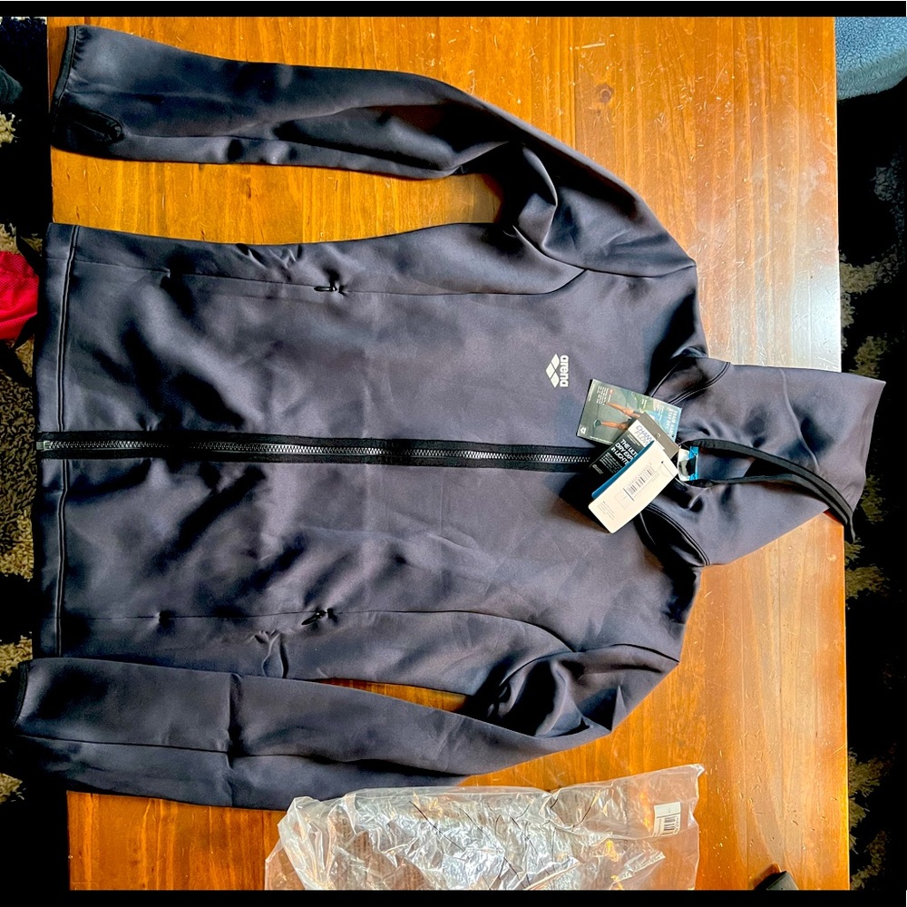 Arena W Gym Hooded Spacer Full Zip Jacket Size Large, Large, and XL